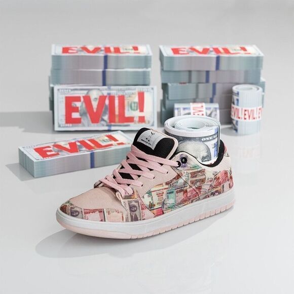🔥 Kitowares Root of All Evil 💲 Low Top Street Sneaker - Picture 2 of 10